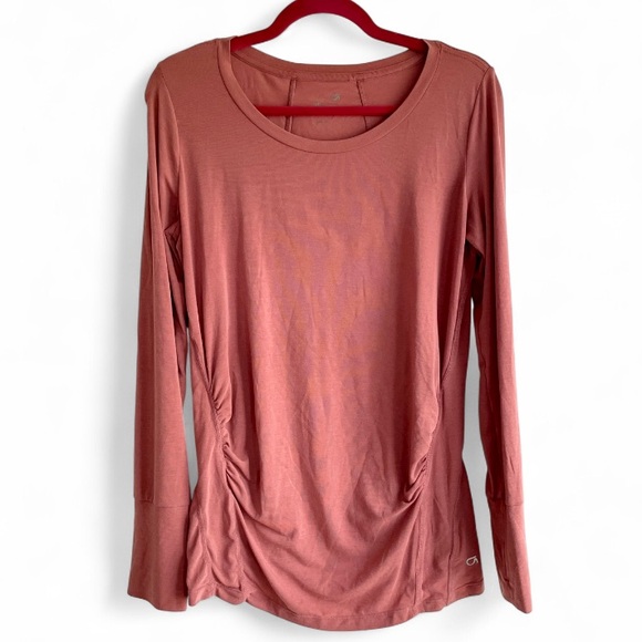 GAP Tops - GAP Fit Long Sleeve Side Ruched Maternity Tee Size M